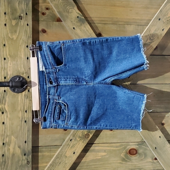 RAG & BONE LONG JEAN BERMUDA  SHORTS SIZE 29 - Picture 1 of 5